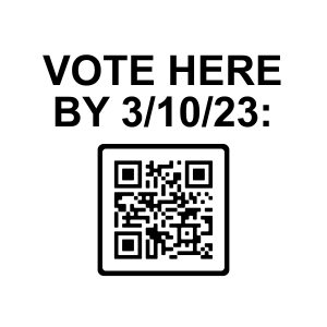 QR code to voting page